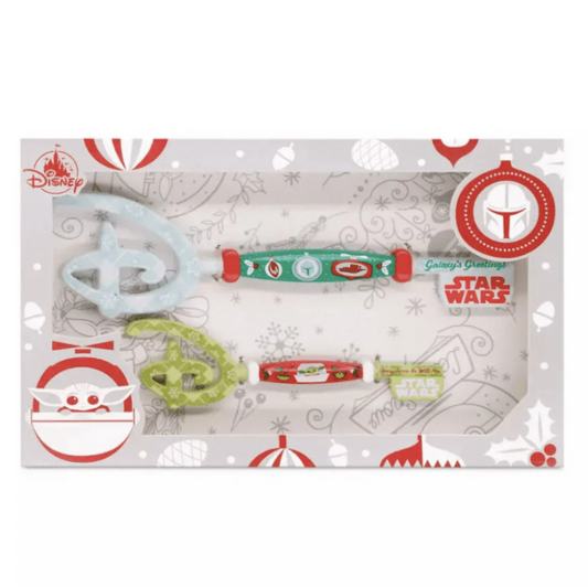 Disney Collectible Key Set - Star Wars - The Mandalorian & Grogu 2PC - Holiday 2021