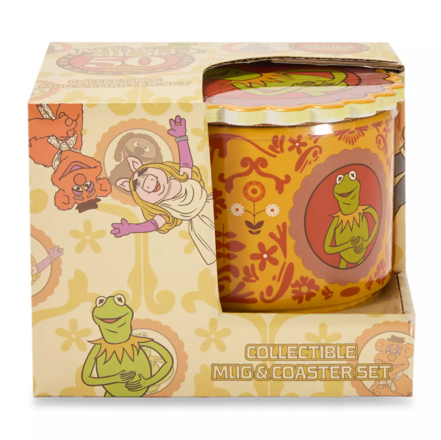 Mug & Coaster Set - Disney - The Muppet Show - 50th Anniversary - Kermit the Frog